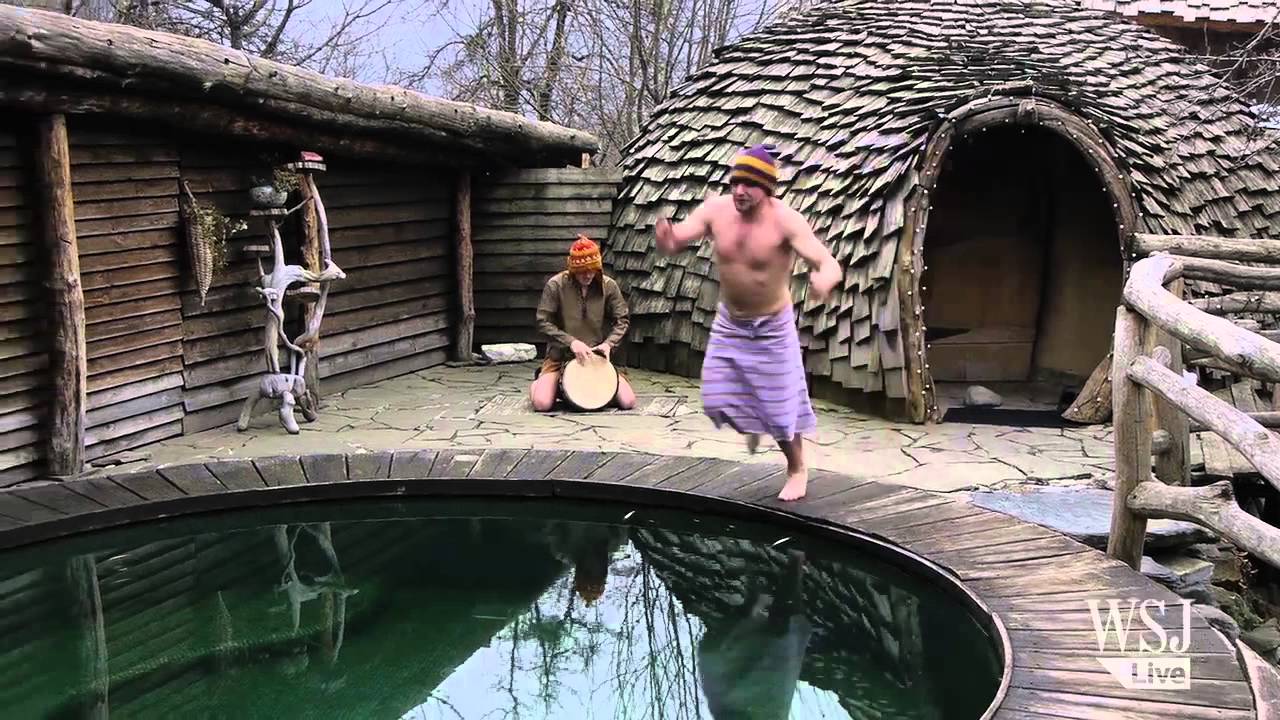 Drewniane wiejskie łaźnie parowe (1)