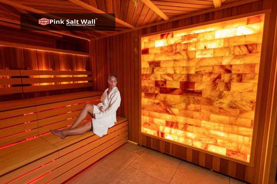 zabezpieczenie przed wilgocią w saunie warstwa folii paroizolacyjnej przed cegłami solnymi w saunie